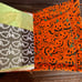 Junk Journal Halloween Orange Black 3 Signature Pumpkin Leaves Writing Journal
