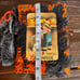 Junk Journal Halloween Orange Black 3 Signature Pumpkin Leaves Writing Journal