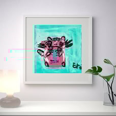 Abstract Painting Original and Hand-painted Artwork Canvas Wild Animal Artwork