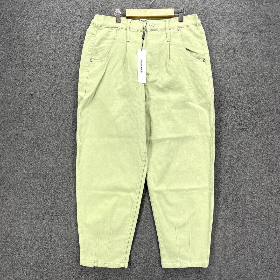 Vigoss Pants Womens 30 Mint Green AXL Balloon Leg High Rise Straigth Jeans