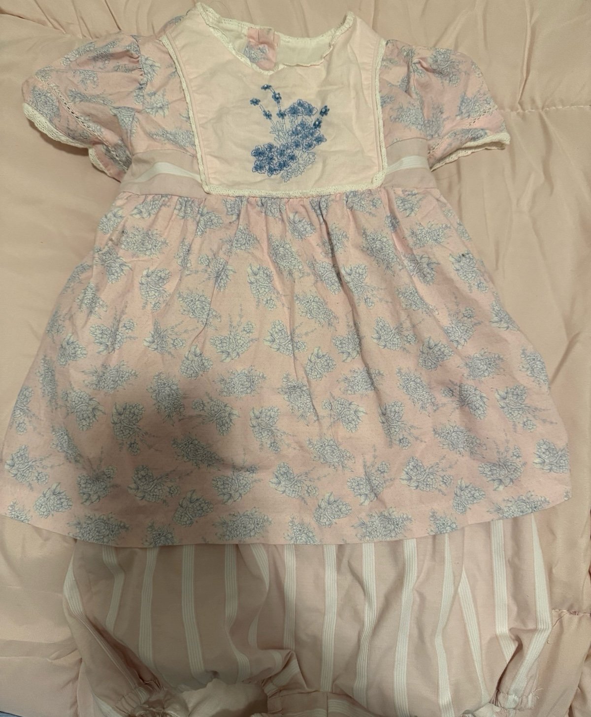 Dondolo Easter outfit with matching bunny headband EUC