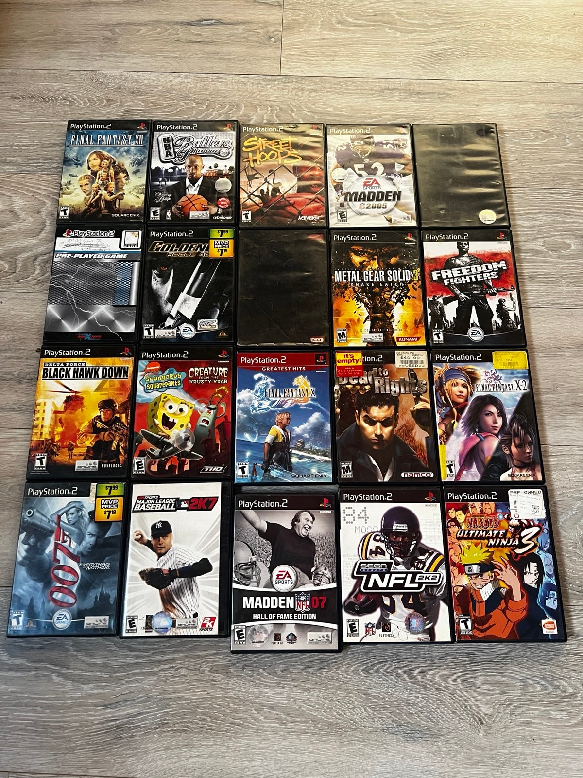 PS2 Games Lot 20 games