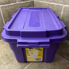 VINTAGE Lego Time Cruisers Purple Storage Tub Container Bin RARE!