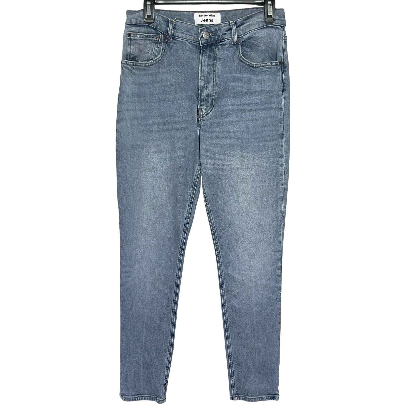 REFORMATION Jeans Women’s High Rise Tapered Light Wash Jean size 29