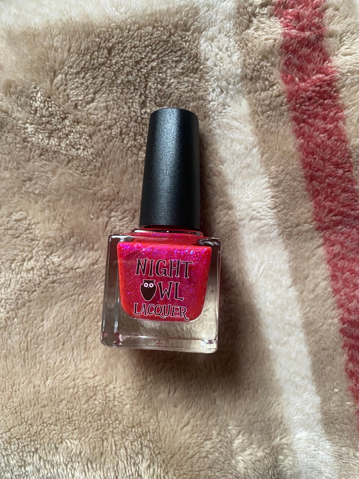 “Is my a*s on fire, be honest” Night Owl Lacquer Nail Polish