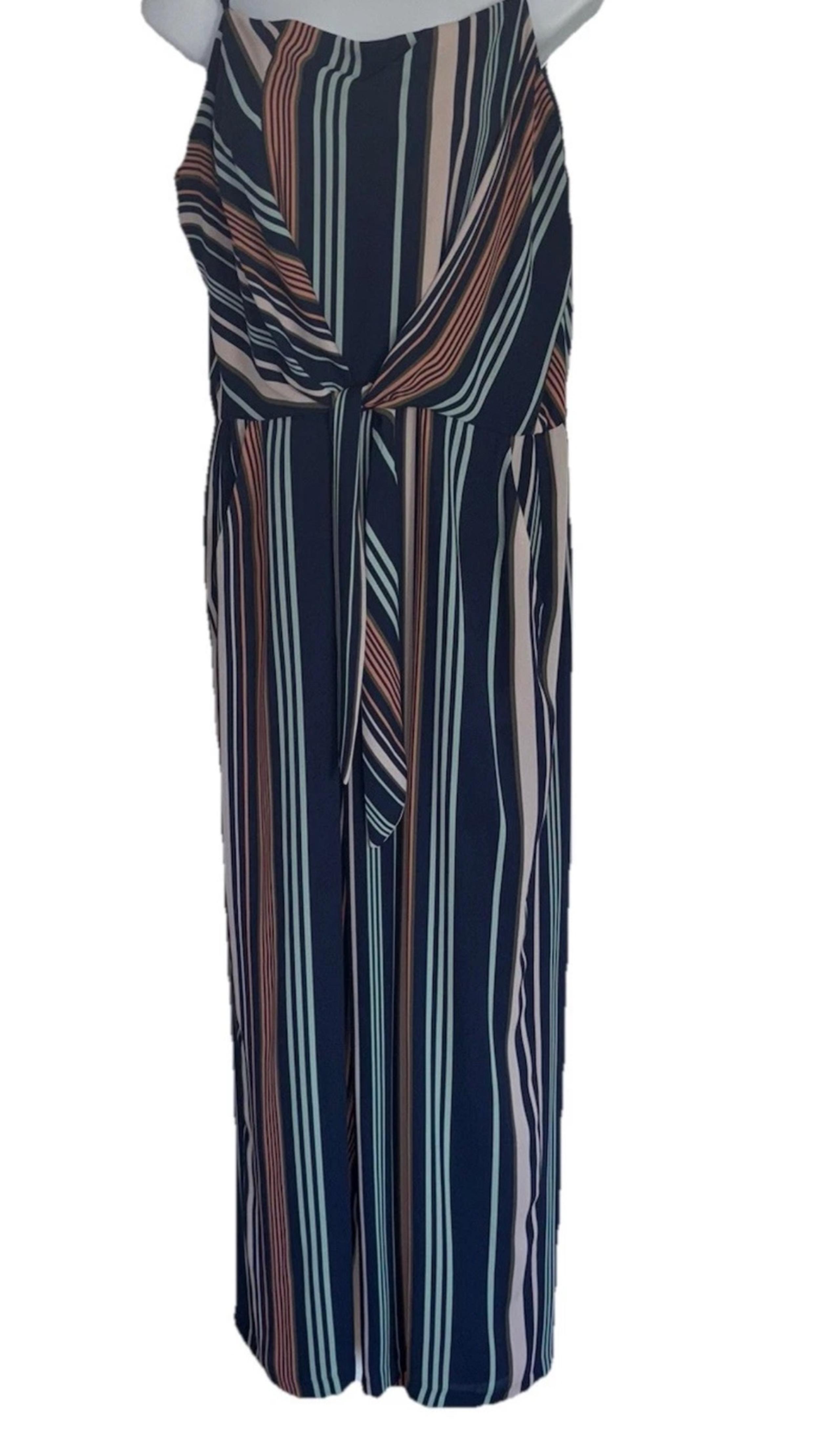 Vince Camuto Wide Leg Jumpsuit Women’s Size XL Thin Flowy 1 Piece Sleeveless