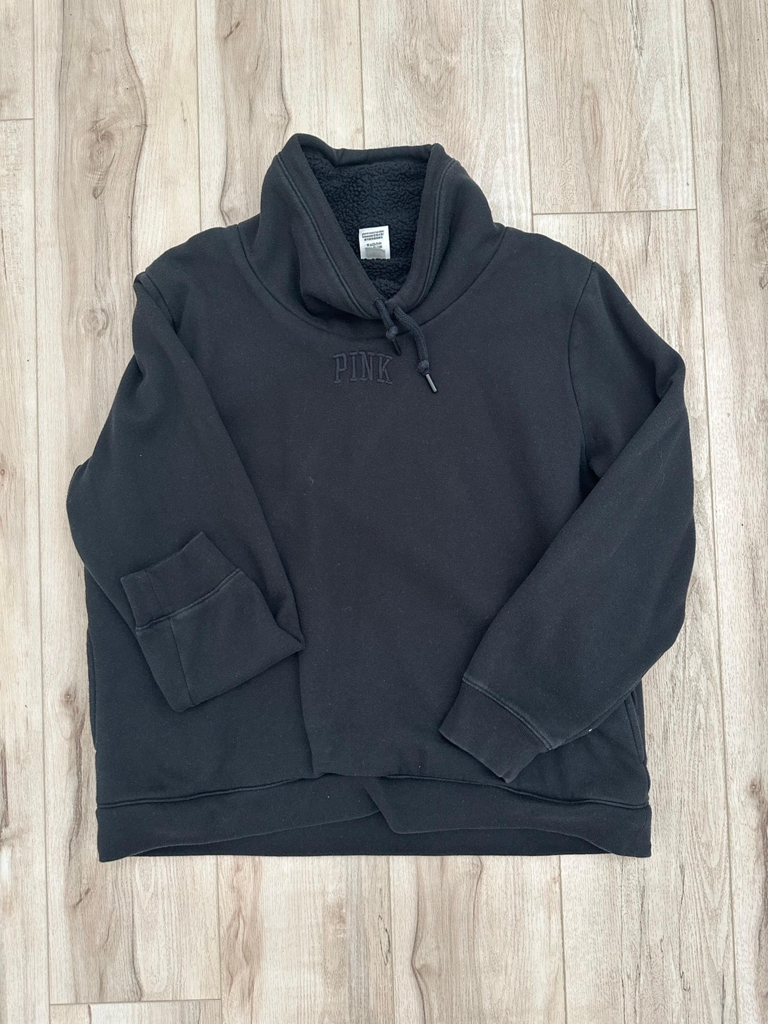 VS PINK Black Cowl Neck Sweater