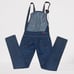 Size 28--CHICK By NICKY HILTON Women's Blue Denim Jean Overalls