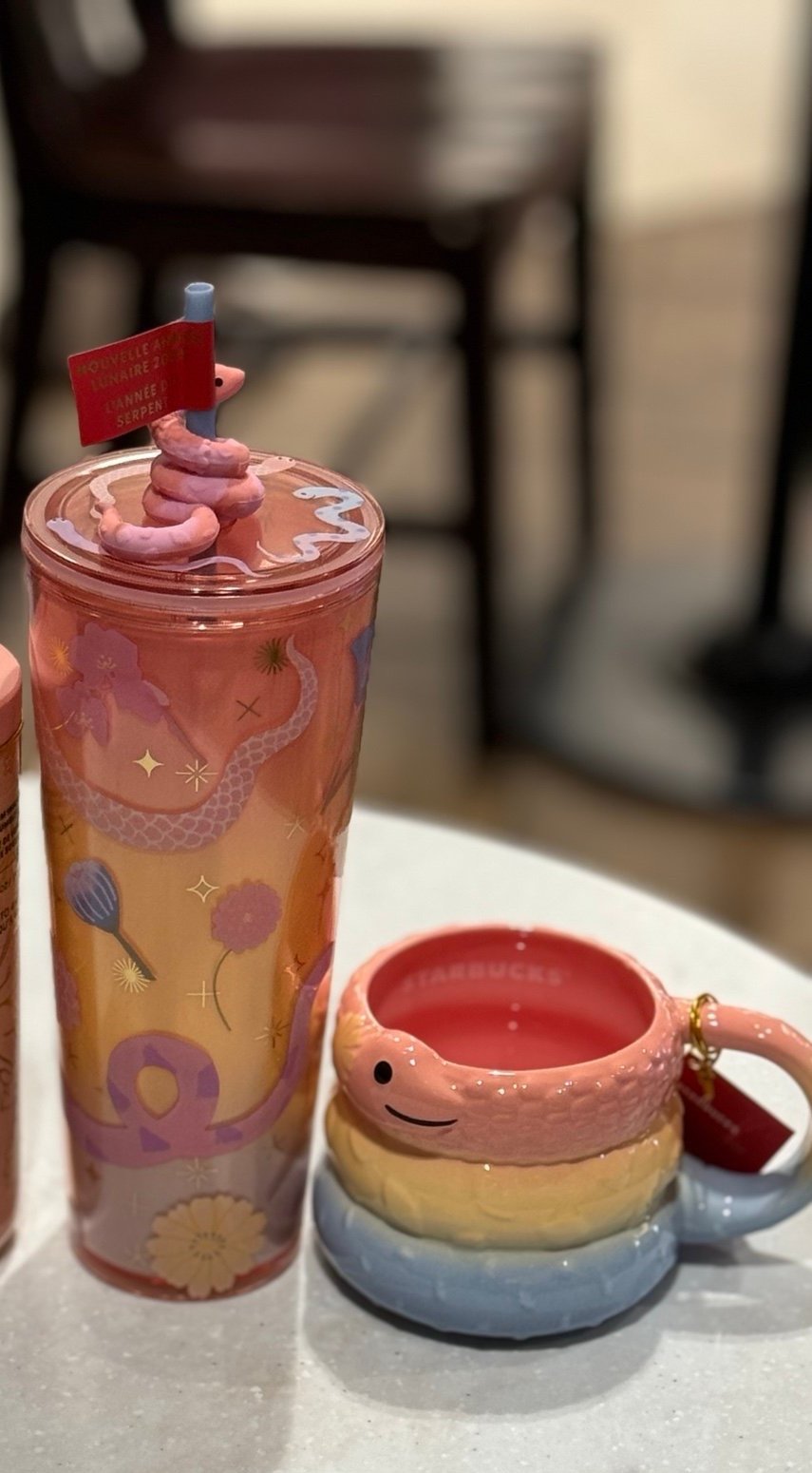 Starbucks 2025 Lunar New Year Snake Set