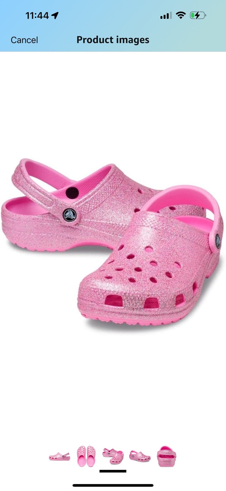 Pink Crocs