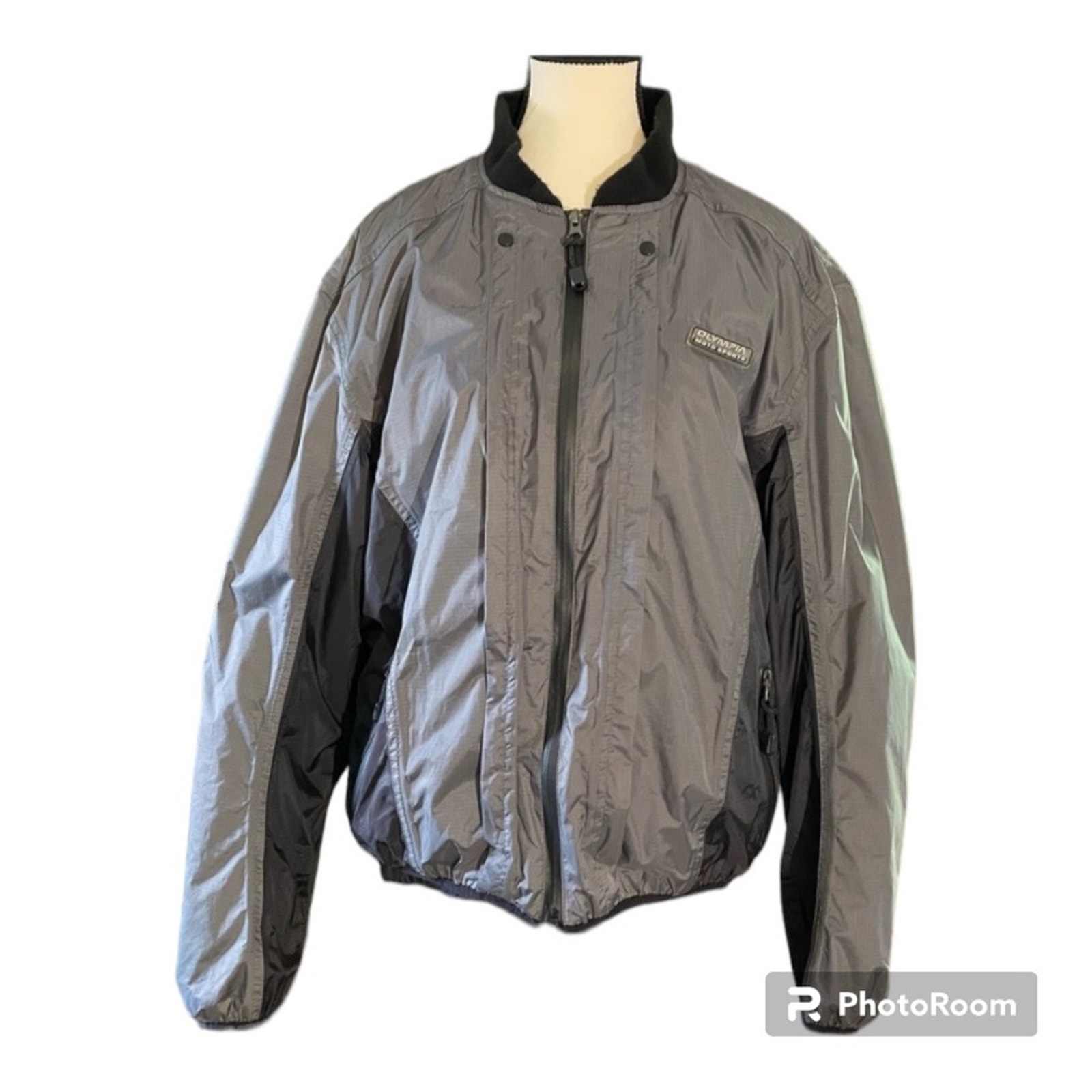 Olympia Nylon Moto Sports Motorcycle Jacket Men’s Size L