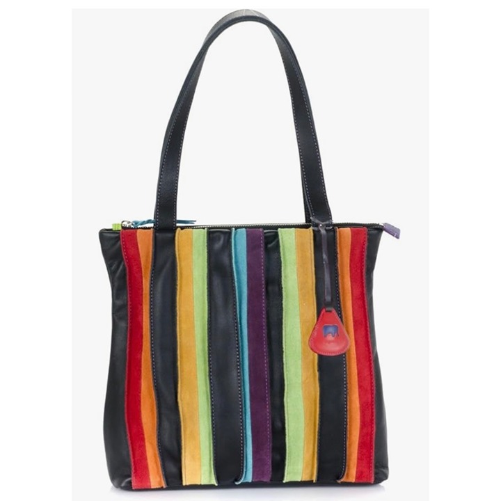 MYWALIT LAGUNA BAG medium shopper multicolor Suede & Leather