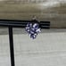 Vintage Konplott Earrings Purple Colored Stone & Beads Antique Bronze - Germany
