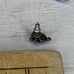 Vintage Konplott Earrings Purple Colored Stone & Beads Antique Bronze - Germany