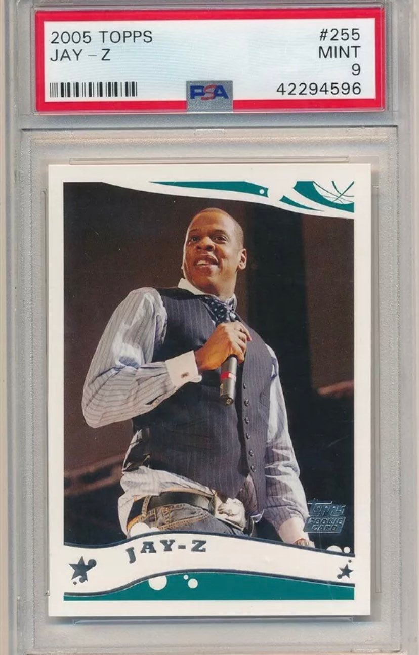 PSA 9 JAY-Z 2005/06 TOPPS ROOKIE