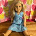 2014 American Girl Truly me Doll 18” Blonde Hair Blue Eyes And Freckles