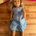 2014 American Girl Truly me Doll 18” Blonde Hair Blue Eyes And Freckles