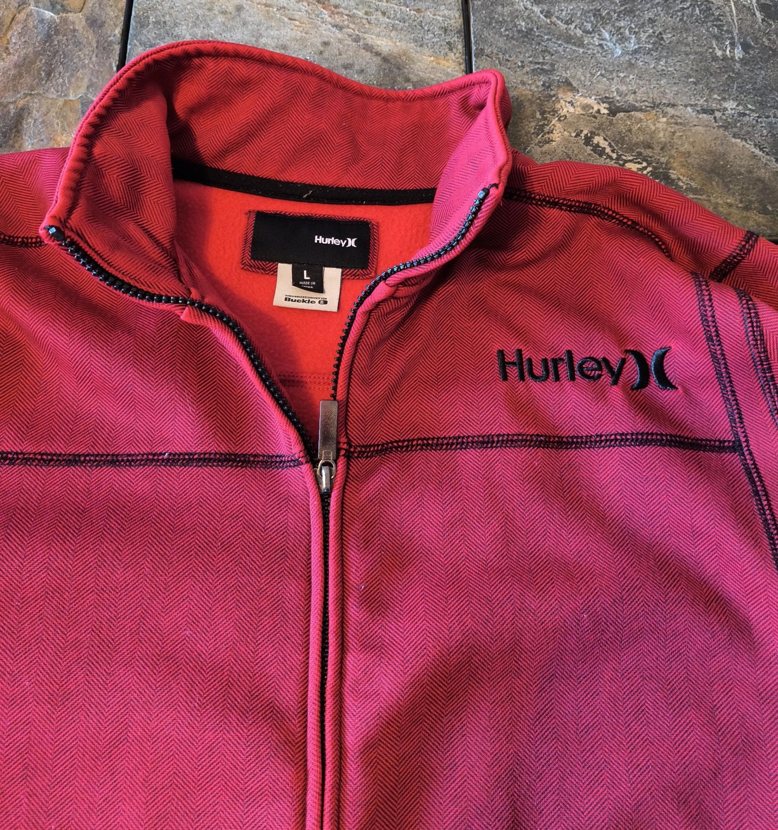 Hurley Zip up Jacket Large