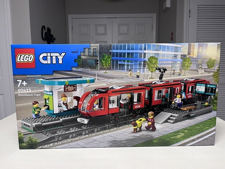 New! LEGO City Downtown Tram 60423 Toy Building Kit 811 pcs- Ships From US