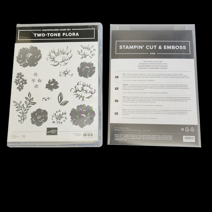 Stampin Up! Two Tone Flora Stamps + Dies