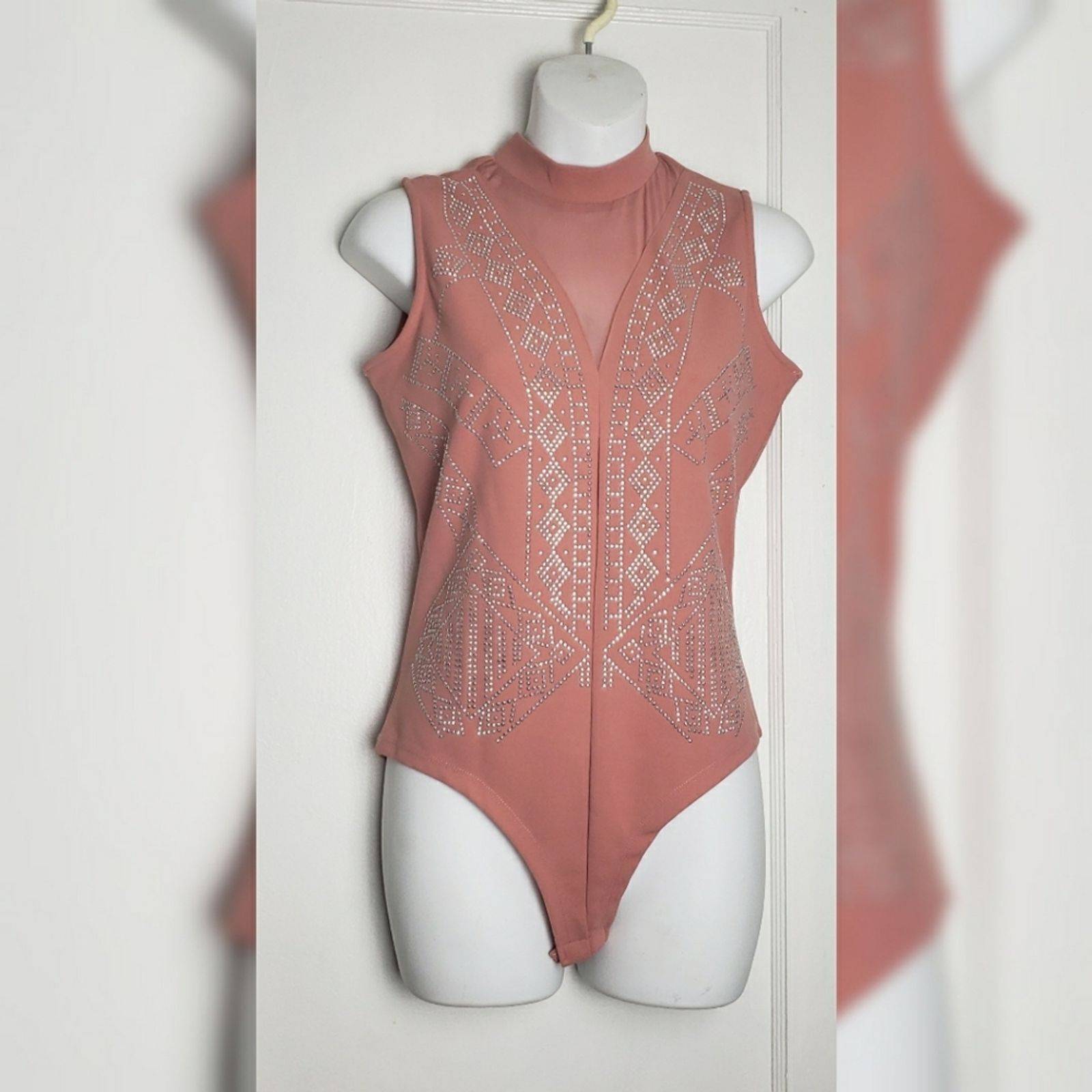 Love J body suit Coral