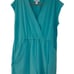 Athleta Romper Womens M ligh blue Marlow V-Neck Waist Tie Athletic Stretchy NWT