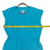 Athleta Romper Womens M ligh blue Marlow V-Neck Waist Tie Athletic Stretchy NWT