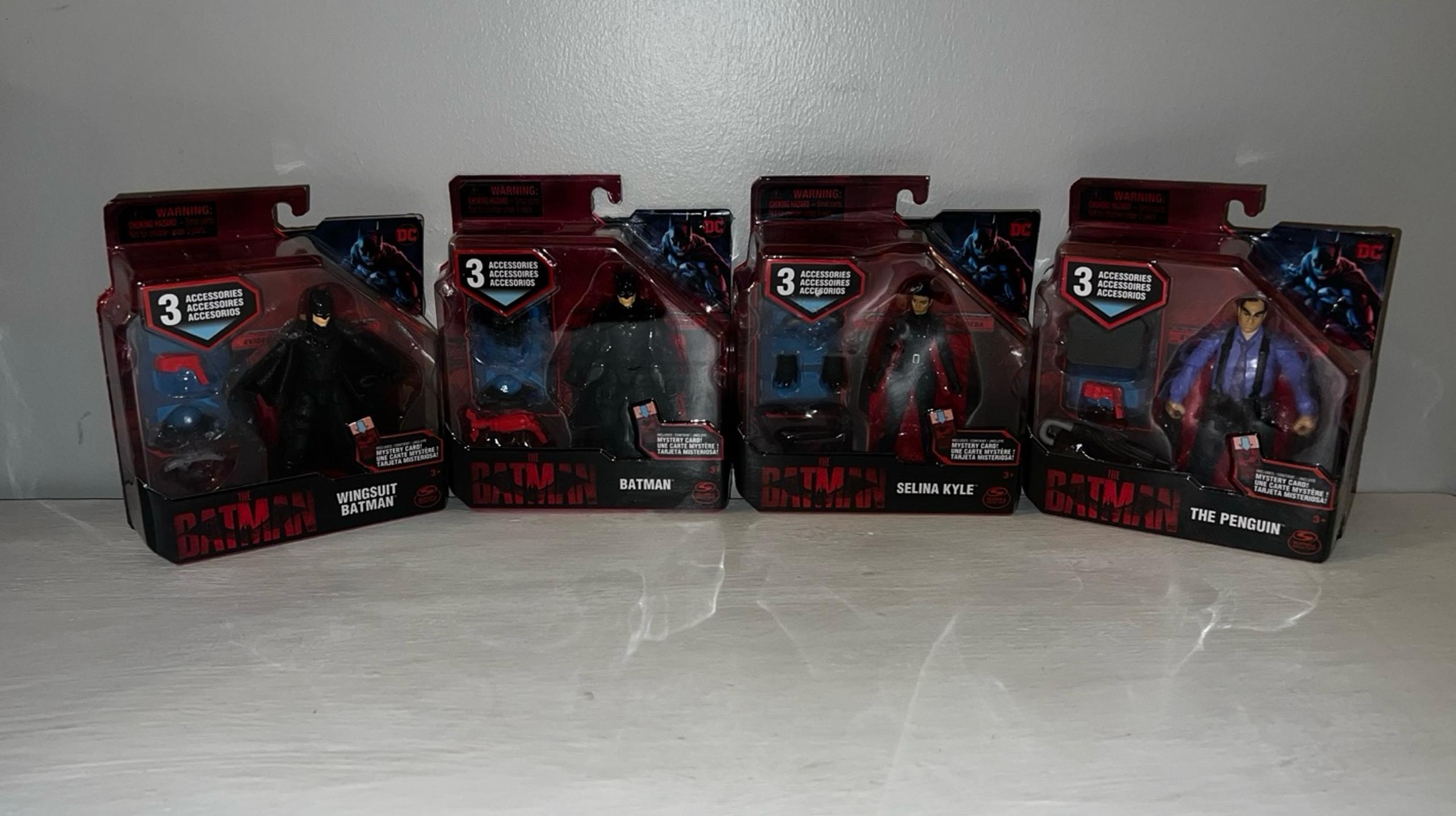 The Batman 4" Action Figures Bundle- NEW