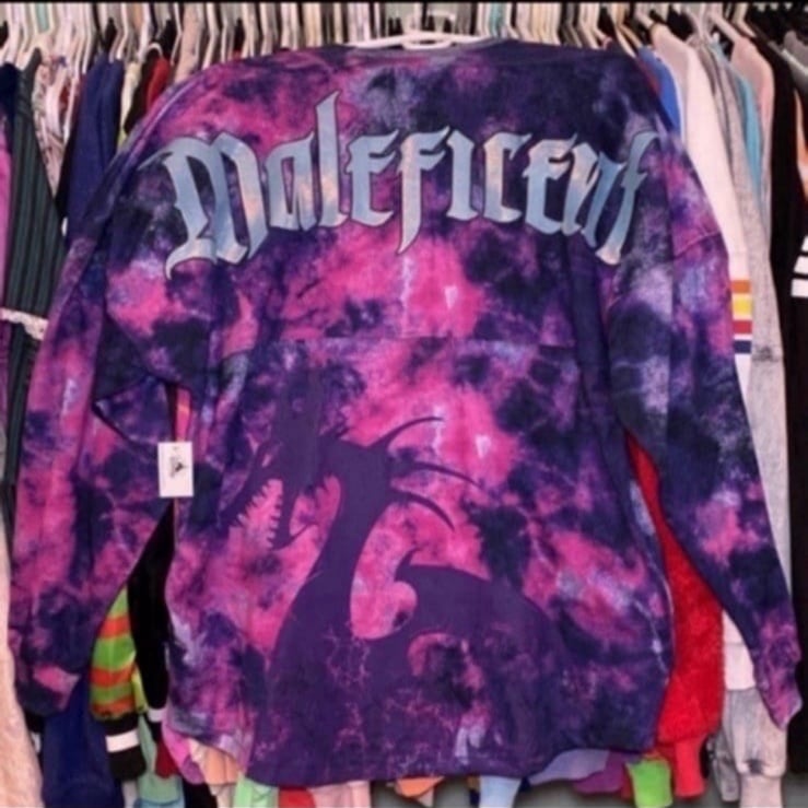 Disney parks maleficent tie dye Spirit Jersey S NWT