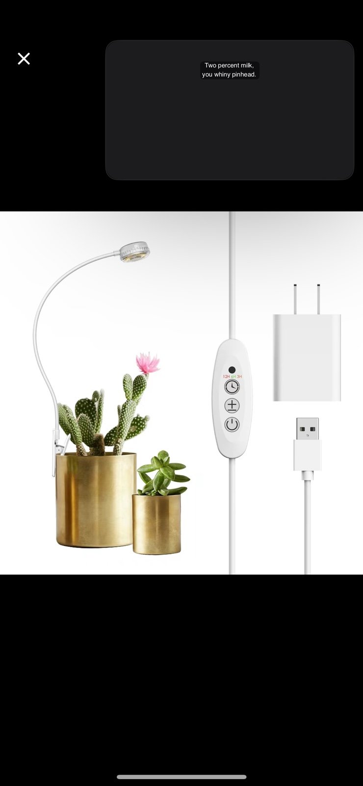 Plant light to make plants grow