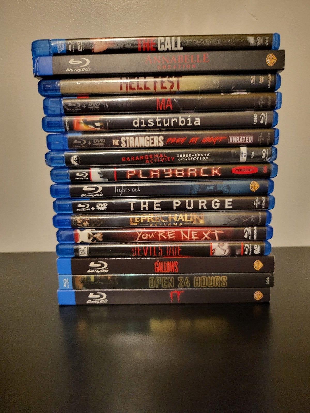 Horror bluray lot