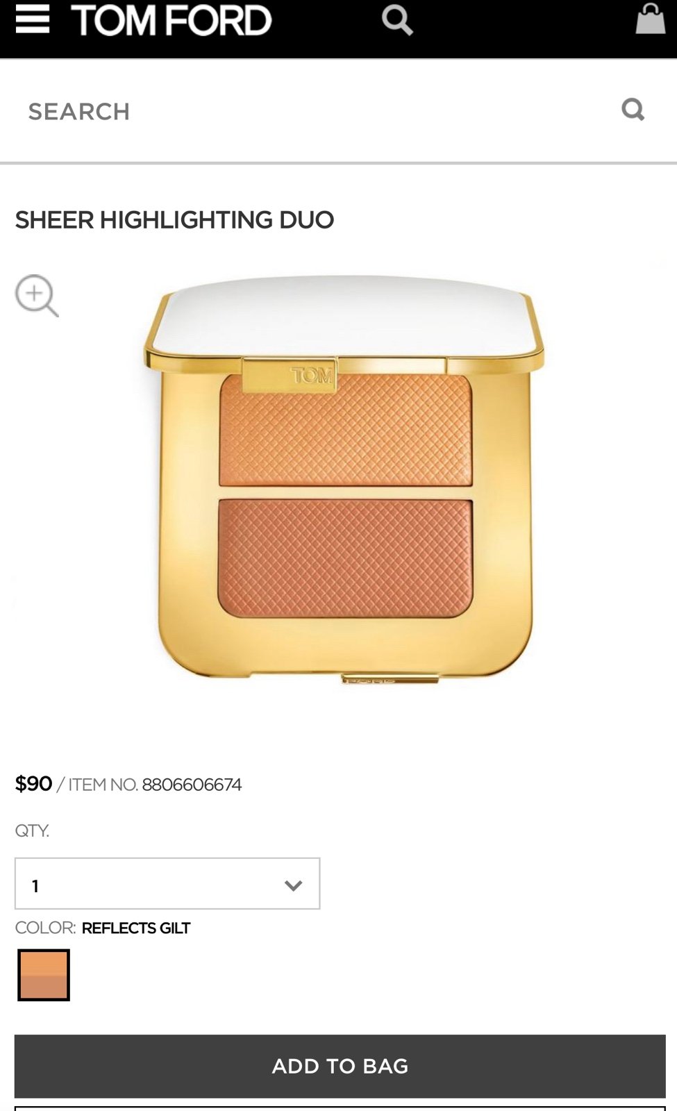 Tom Ford SHEER HIGHLIGHTING DUO new