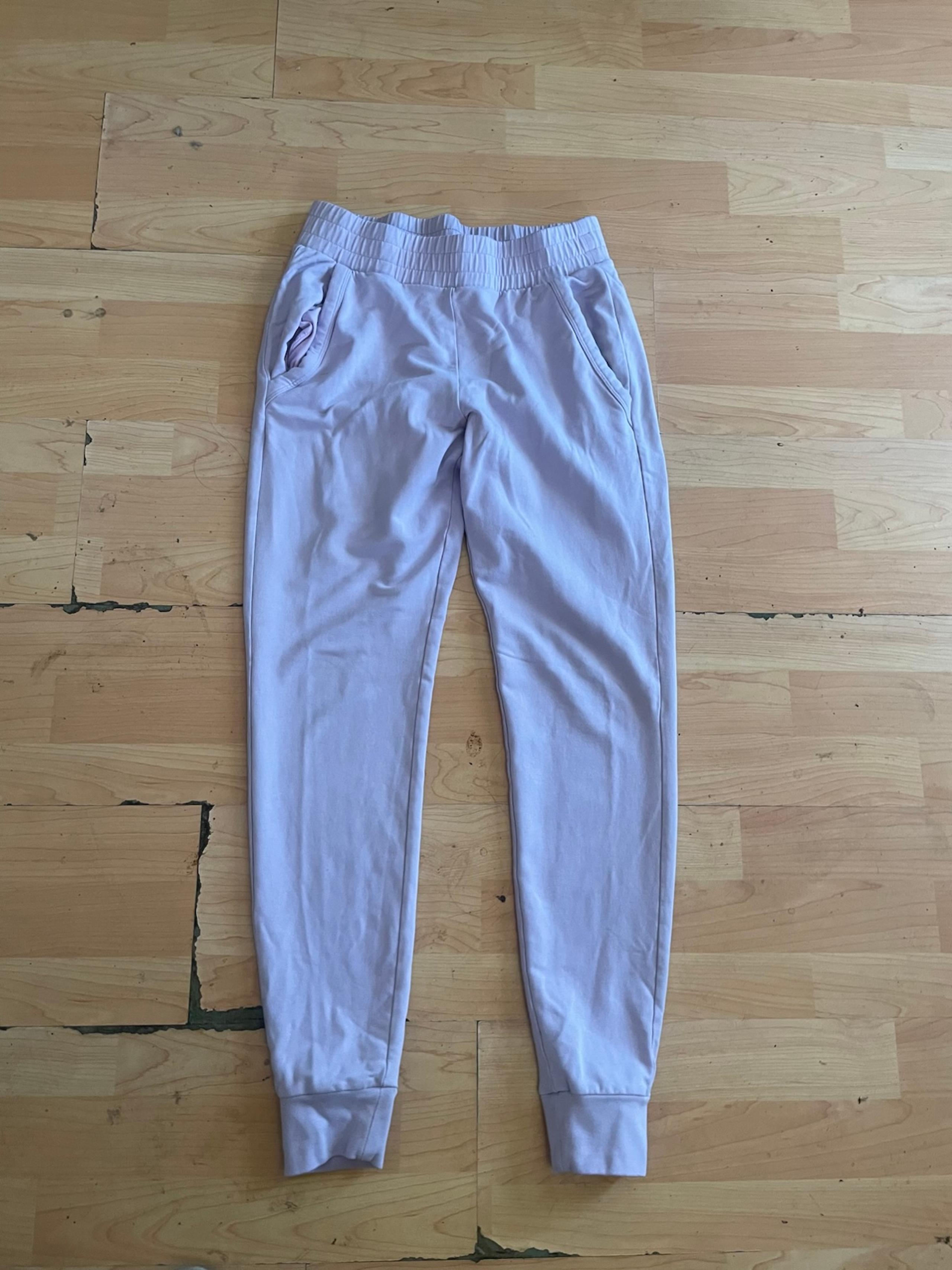 ALO YOGA lavender Purple Jogger Pants Size M Women Casual Athletic Pockets AI8