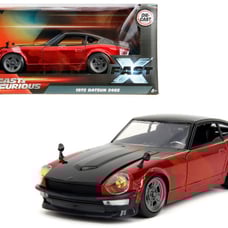 1972 Datsun 240Z Black and Red Metallic with Graphics Fast X (2023) Movie