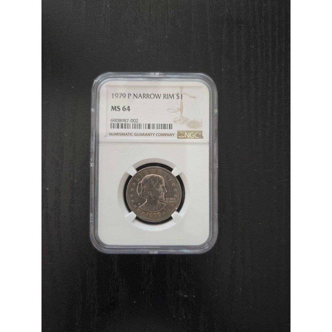 1979-P Narrow Rim Susan B Anthony 1 MS 64