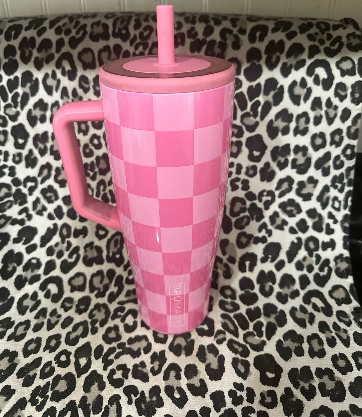 Brumate Pink Checkered Era 40oz