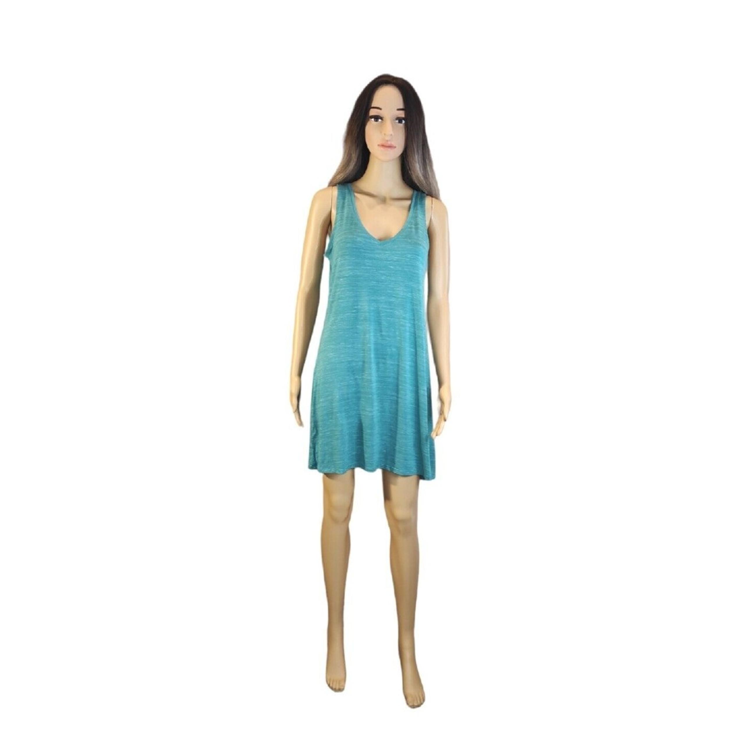 NWT Alfani V-Neck Nightgown Sleep/Lounge Shirt, Greenblue Spacedye, Size: Small