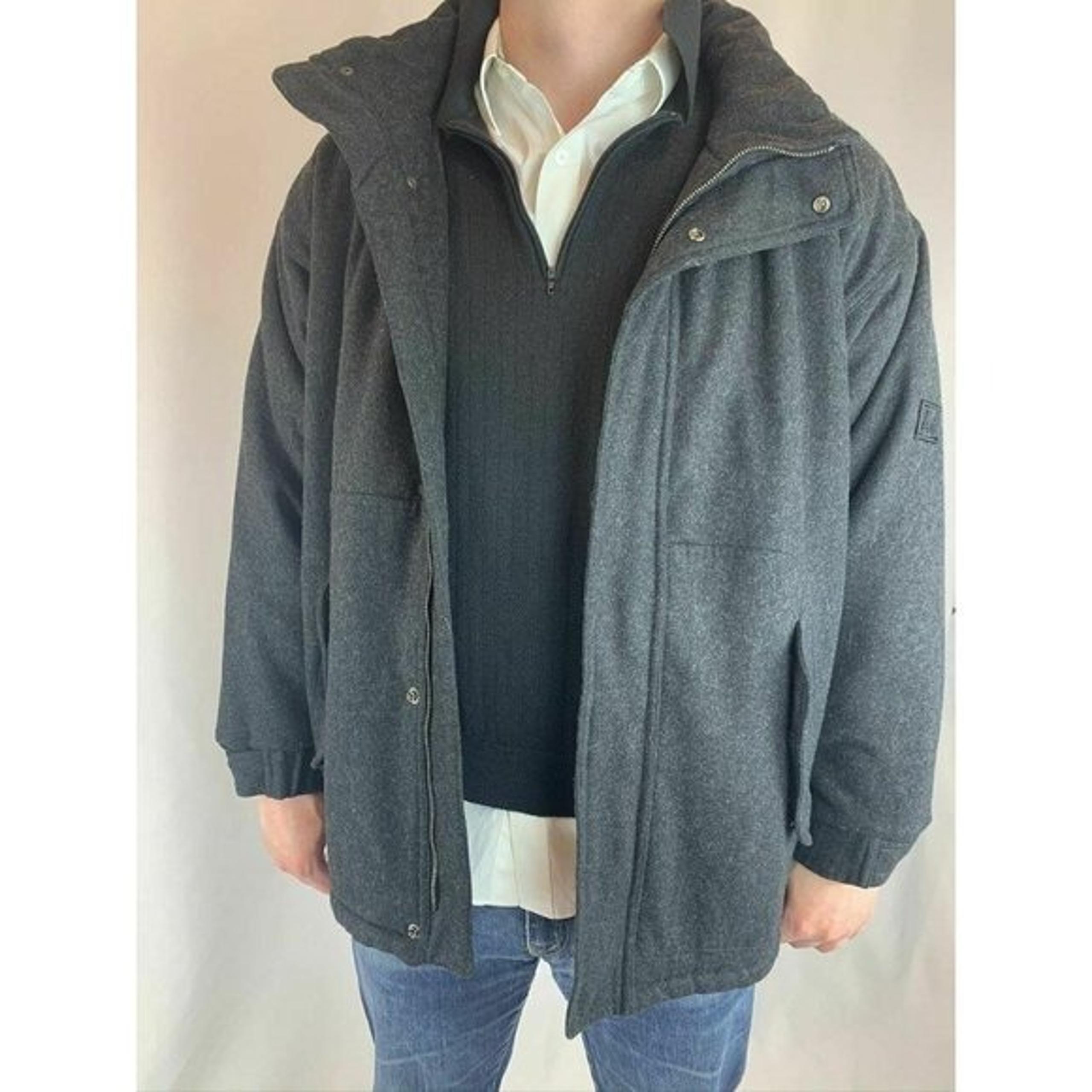 Armani Jeans Gray Jacket Coat