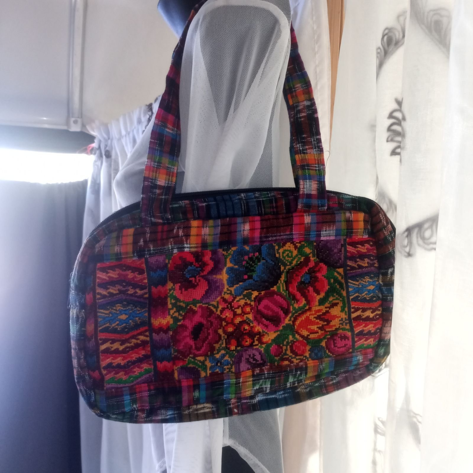 *Fabric Bag part crosstitch ( box #1 )