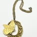Vintage Large Butterfly Multi Chain Pendant Necklace