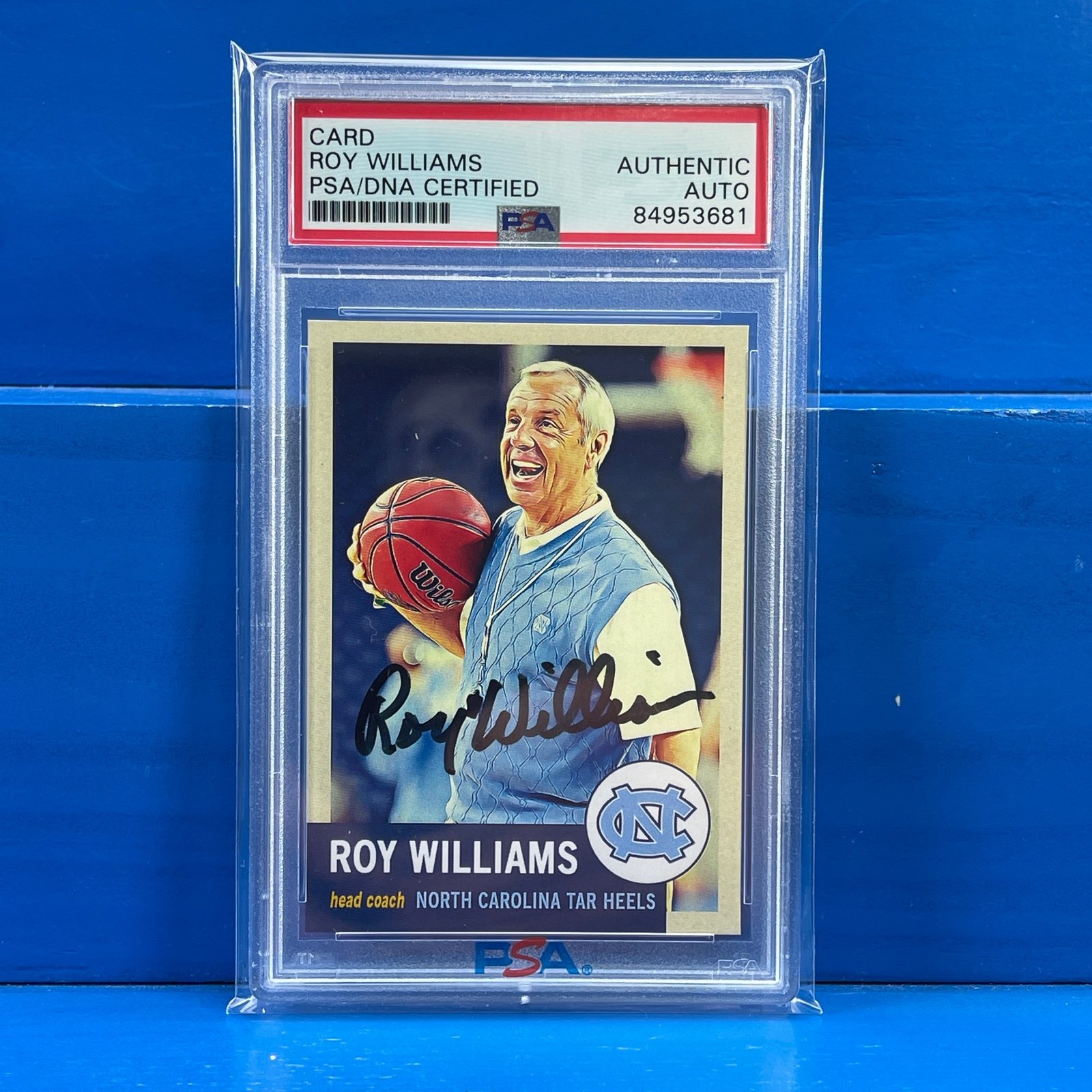 ROY WILLIAMS Signed Custom Vintage Style Trading Card Autograph PSA Cert Auto