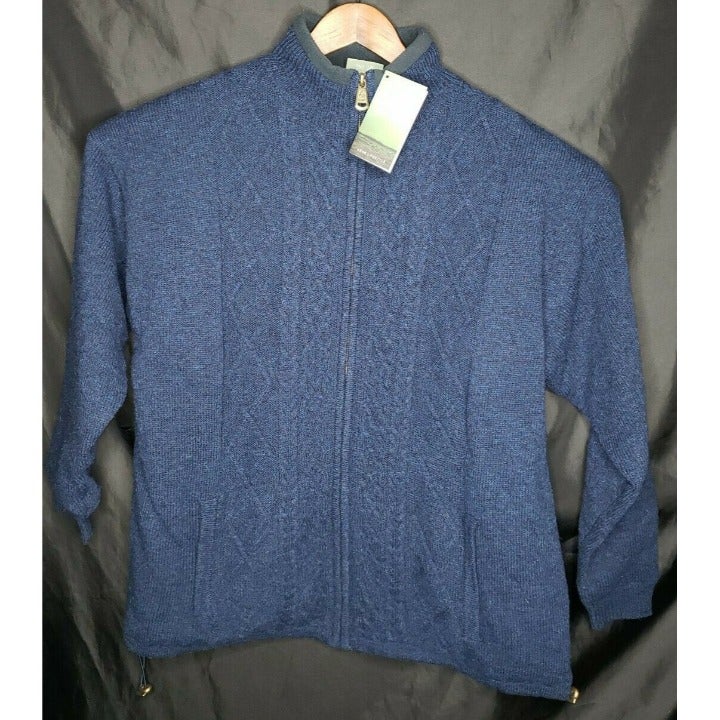 Aran Woollen Mills Wool Knit Jacket XXL