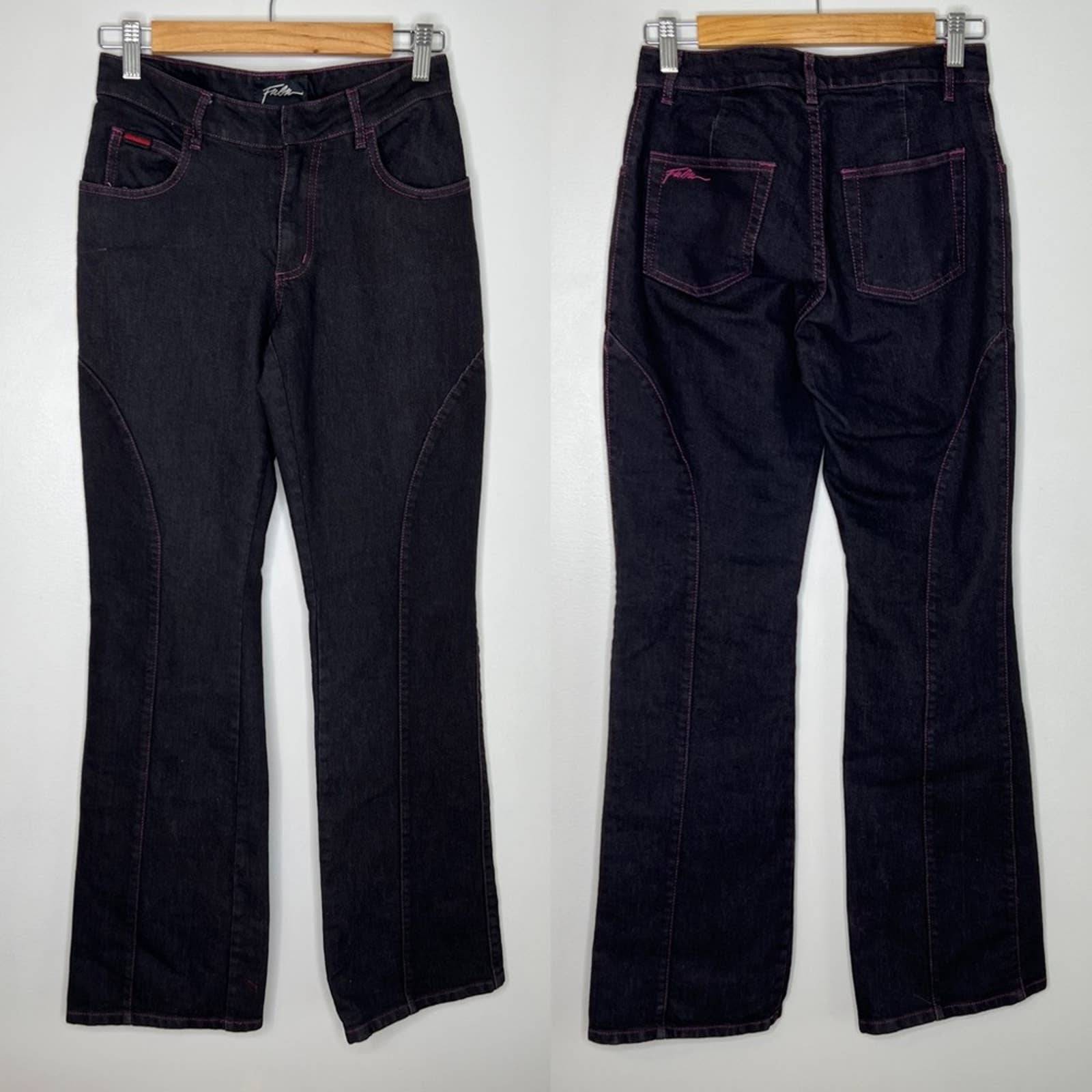 Vintage Y2K Fubu flare jeans purple contrast jeans 5 / 6