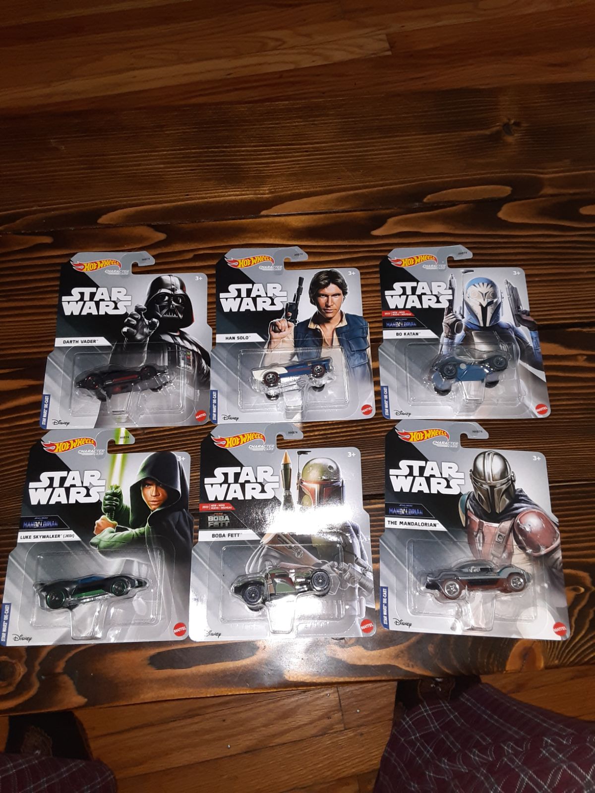 Star Wars Hot Wheels the mandalorian luke skywalker boba fett