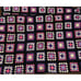 Granny Square Afghan Blanket Vintage Crochet Handmade 52.5 x 75 Multicolor