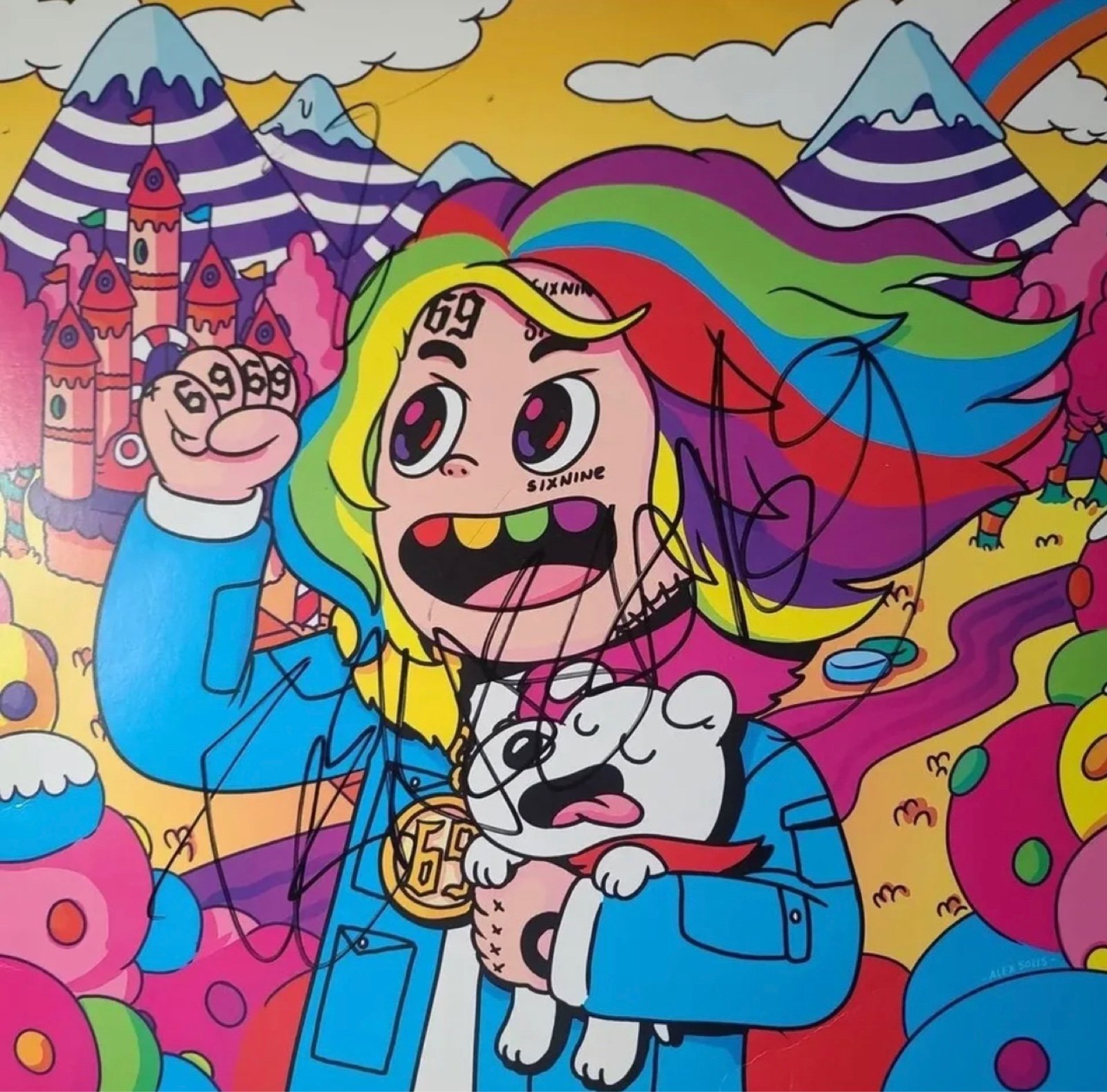 Tekashi69 Signed Autograph Day69 Vinyl (photo proof) 6ix9ine.