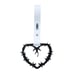 NEW 2PCS BARBED WIRE BLACK JDM TSURIKAWA RING White Handle Strap Drift Charm