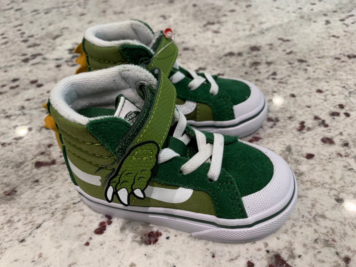 New Vans Dino Do Sk8 Hi Reissue 138 V Skate Shoes shoe toddler 4.5 4 1/2