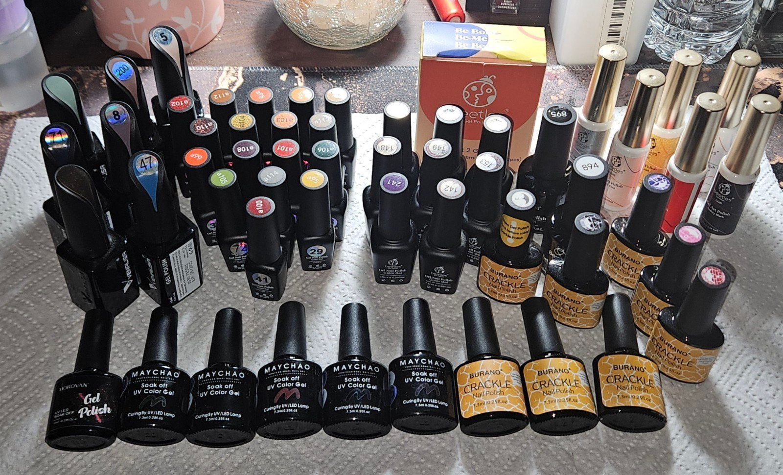 65 pieces gel nail polish set