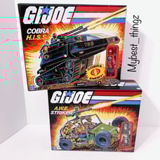 G.I. Joe Retro Cobra H.I.S.S. and A.W.E. Striker HARD TO FIND